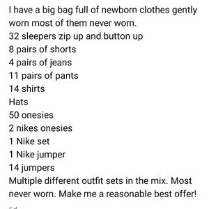 Newborn boy clothes